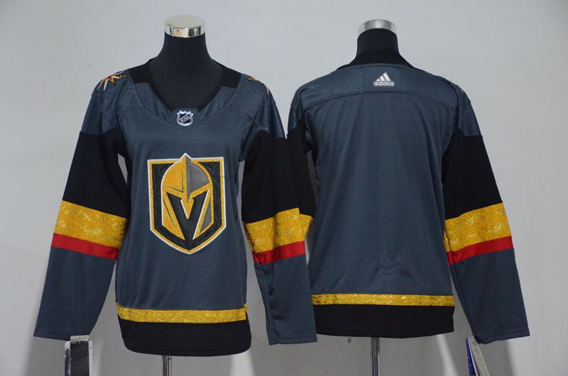 Men Vegas Golden Knights Fanatics Branded Breakaway Home Gray Adidas Jersey->women nhl jersey->Women Jersey